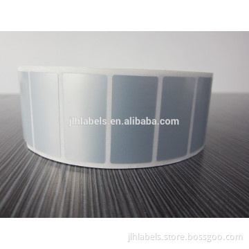 16*32mm*1000pcs 50u Matt Silver PET Label Matalize Label